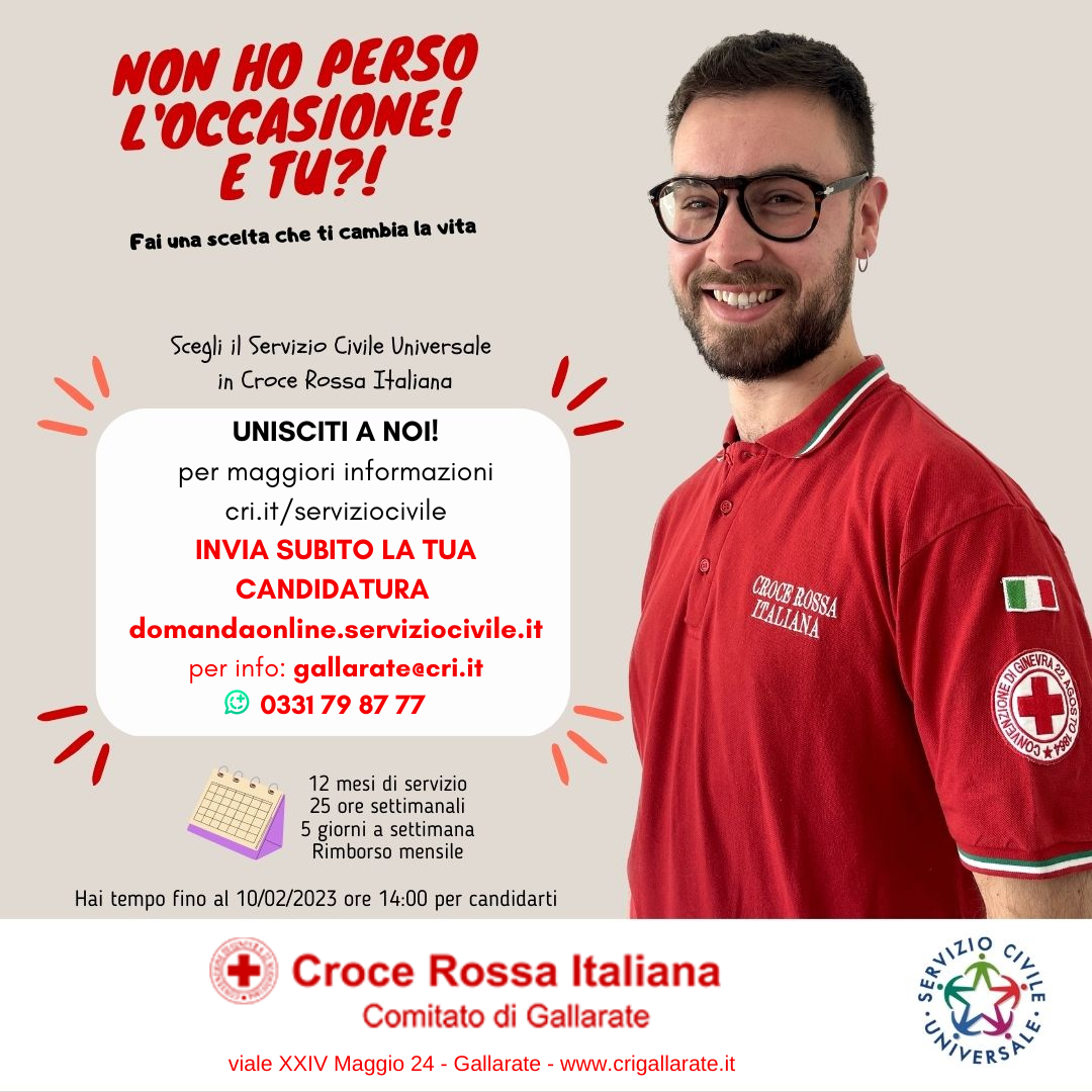 Servizio Civile Nazionale  Croce Rossa Italiana - Comitato di Gallarate